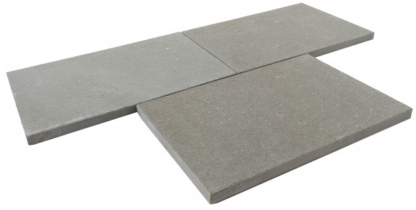 Sandsteinplatten- Antik grau geflammt & getrommelt 60x40x3 cm